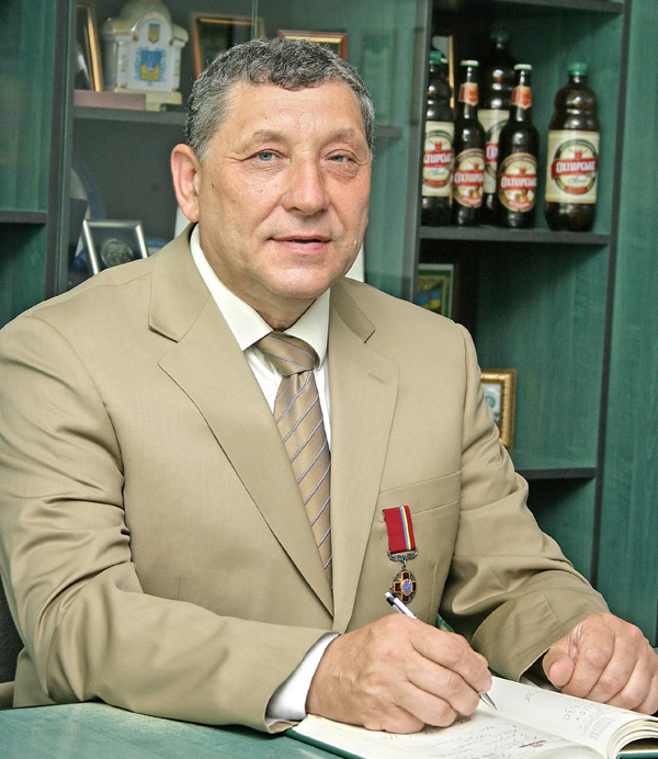 Голова правління ПрАТ «Охтирський пивоварний завод» Сумської області Костянтин ЖУРАВЛЬОВ